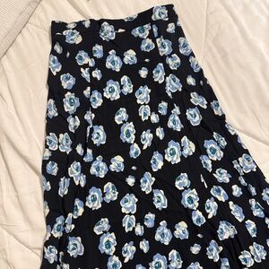 Zara flower print skirt